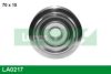 LUCAS ENGINE DRIVE LA0217 Deflection/Guide Pulley, v-ribbed belt